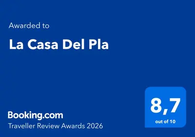 Certificado, premio, señal o documento que está expuesto en La Casa Del Pla