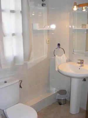 Un baño de Apartaments l'Arrel