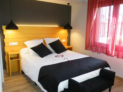 Cama o camas de una habitación en El Puente