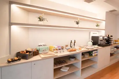 Una cocina o zona de cocina en Hotel Beratxa