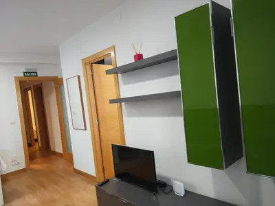 Una televisión o centro de entretenimiento en Apartamento Centro Historico