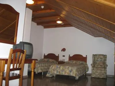 Cama o camas de una habitación en Hotel Anaya