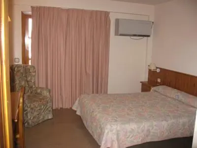Cama o camas de una habitación en Hotel Anaya