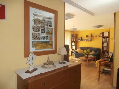 Zona de estar de Hostal El Volante