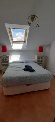 Cama o camas de una habitación en Casa Melitona