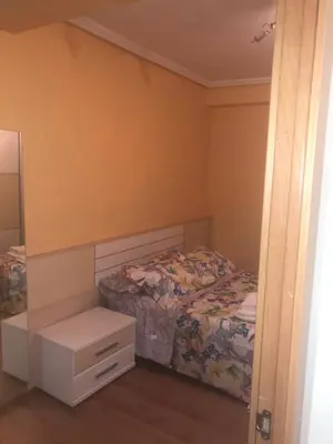 Cama o camas de una habitación en Piso Avenida de Madrid