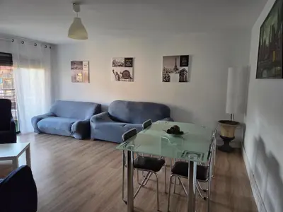Zona de estar de Excelente apartamento en el Pirineo aragonés