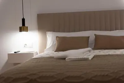 Cama o camas de una habitación en El jardí de l'avet
