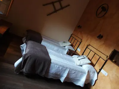 Cama o camas de una habitación en Casa Lueza