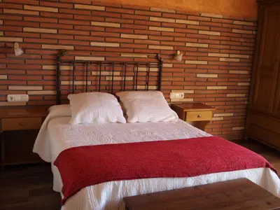 Cama o camas de una habitación en Casa Lueza