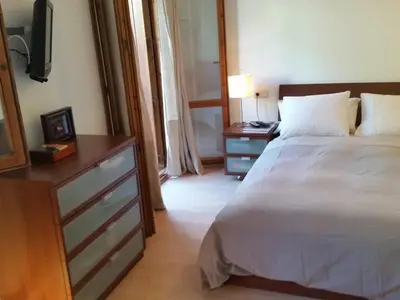 Cama o camas de una habitación en Edif. La Corona