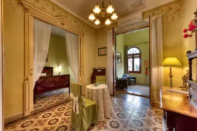 Cama o camas de una habitación en Hotel Casa Ceremines