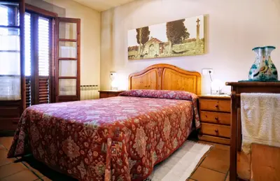 Cama o camas de una habitación en Casa de la Neveria
