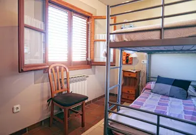 Cama o camas de una habitación en Casa de la Neveria