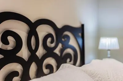 Cama o camas de una habitación en Apartamentos Casa Ríos