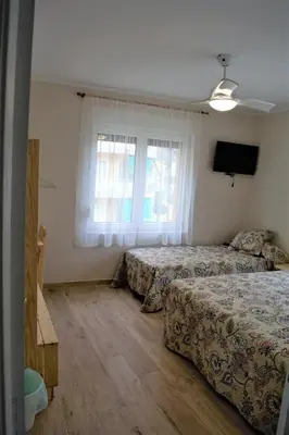 Cama o camas de una habitación en B&B LOS LLANOS