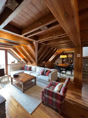 Zona de estar de Luxury Familiar Baqueira
