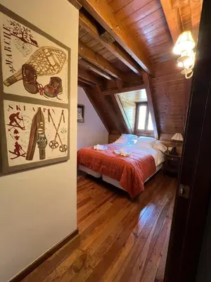 Cama o camas de una habitación en Luxury Familiar Baqueira