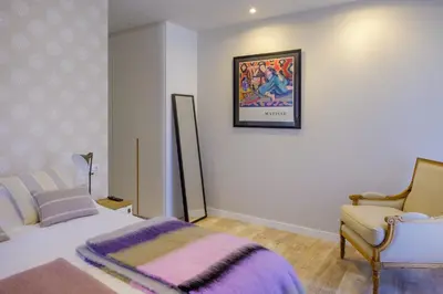 Cama o camas de una habitación en Casa Jacinto