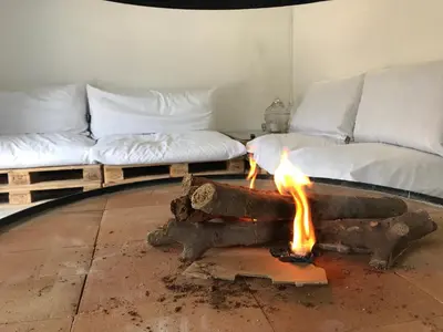 Cama o camas de una habitación en Ca L'Esquelleta casa rural by El Secret de la Conca