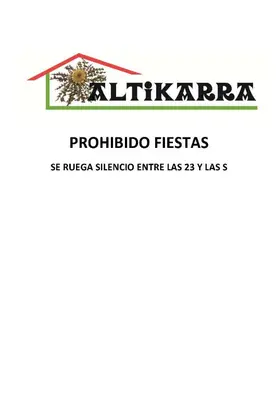 Certificado, premio, señal o documento que está expuesto en Altikarra I