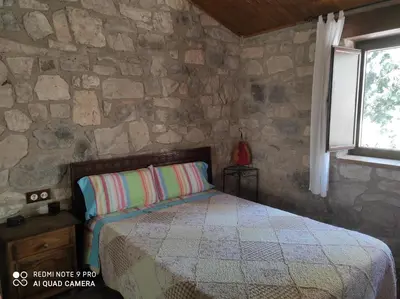 Cama o camas de una habitación en La Torre del Algas