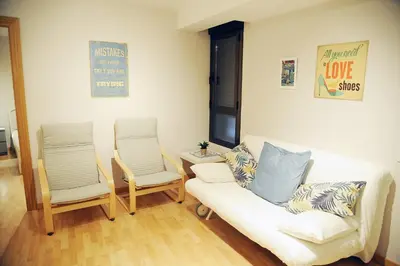 Zona de estar de DONES Apartamento en el Casco Histórico de Zaragoza
