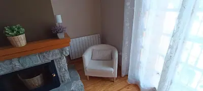 Zona de estar de Apartamento El Refugio de Sara