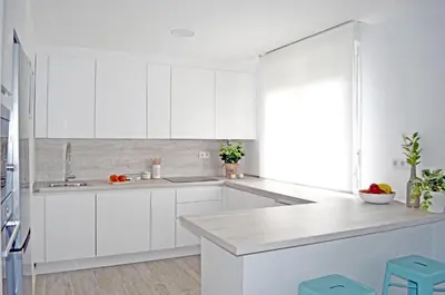 Una cocina o zona de cocina en Apartamento PILARE, a las puertas del Pirineo Navarro