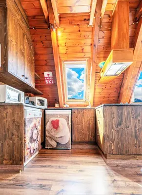 Una cocina o zona de cocina en Apartamentos Aran