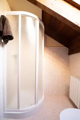 Un baño de Inmocyma Abetal grandes vistas, con piscina-Linsoles- Benasque