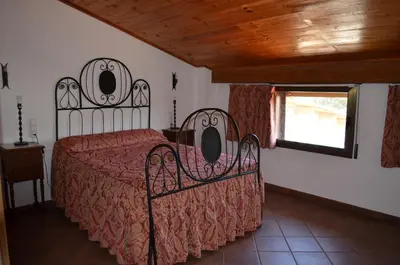 Cama o camas de una habitación en Casa Rural La Vall del Cadi