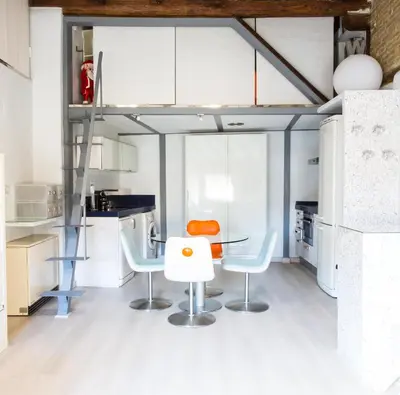 Una cocina o zona de cocina en FANTASTICA BUHARDILLA PZ. PILAR