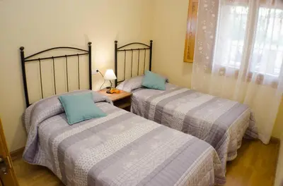 Cama o camas de una habitación en Casa Taragaña