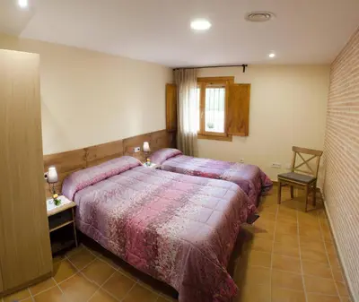 Cama o camas de una habitación en Casa Taragaña