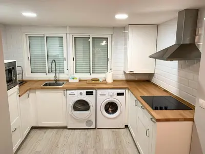 Una cocina o zona de cocina en Apto Isabel Centro Histórico
