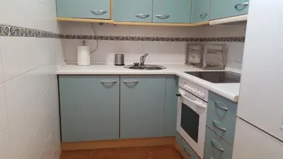 Una cocina o zona de cocina en Apartamenticos Boggiero II