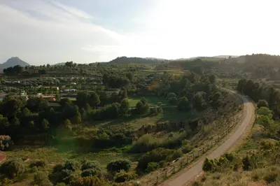 Paisaje cerca de este camping resort