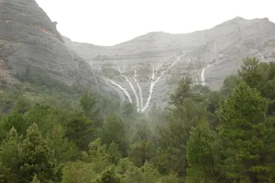 Paisaje cerca de este camping resort
