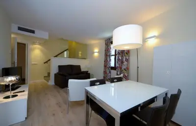 Zona de estar de Apartamentos El Palacete de Ainsa