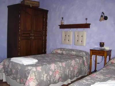 Cama o camas de una habitación en Agroturismo 