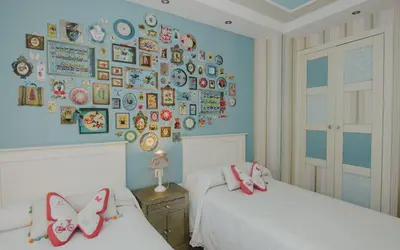 Cama o camas de una habitación en Apartamentos Rurales El Rapallo