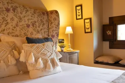 Cama o camas de una habitación en El Acebo de Casa Muria