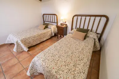 Cama o camas de una habitación en Mas de L'Acordio