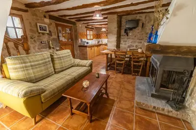 Zona de estar de Mas de L'Acordio