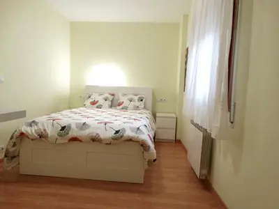 Cama o camas de una habitación en Apartamento del Rosario