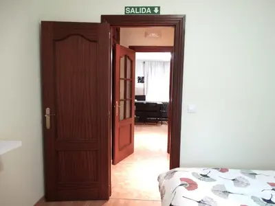 Cama o camas de una habitación en Apartamento del Rosario