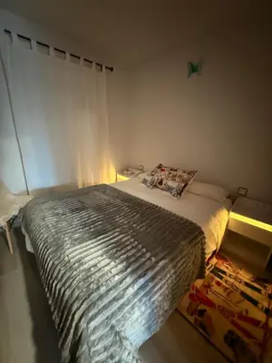 Cama o camas de una habitación en Apartamento La Pinada