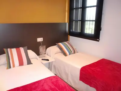 Cama o camas de una habitación en El Mirador de Ainsa