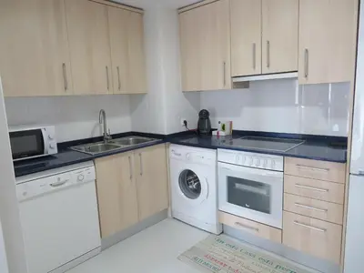 Una cocina o zona de cocina en Alcañiz Flats I